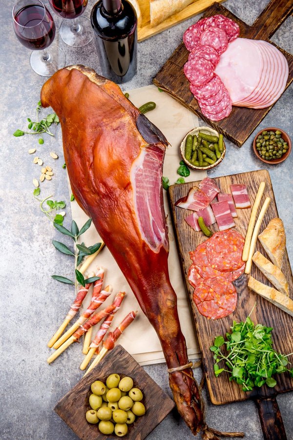 Jambon espagnol : optez pour le Jambon ibérique Cebo 50%
